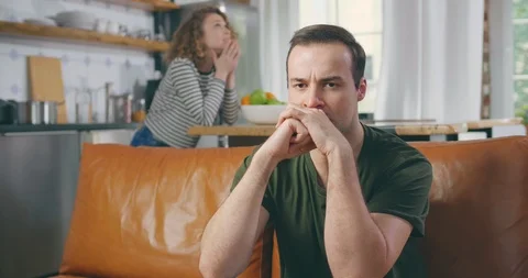 Difficulties in relationships concept Stock Footage 114117507