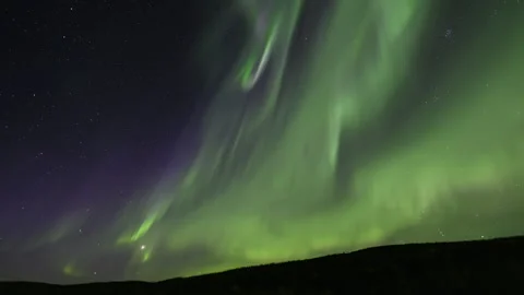 Diffuse Aurora with bands and pillars Stock Footage 250295081