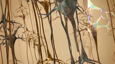 Diffuse axonal injury; is caused by a combination of acceleration, decelerati Stock Illustration