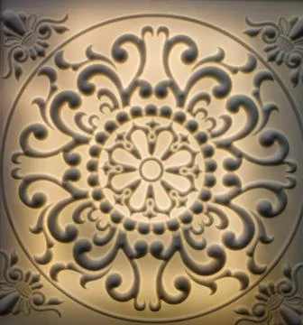 Diffused light semi transparent lighting fixtures Fotos de archivo