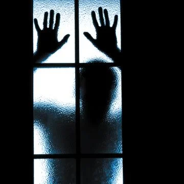 Diffused silhouette of people Stock-Fotos