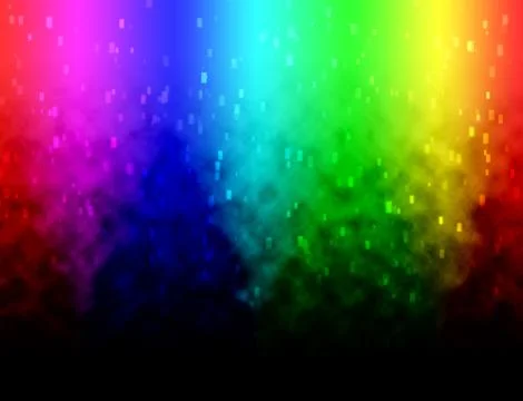 Diffusely Rainbow Color Background Stock Illustration