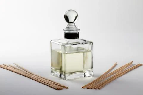 Diffuser with bamboos Stock Photos