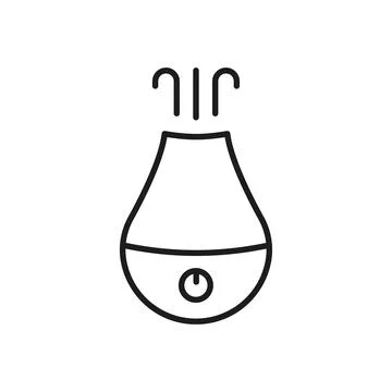 Diffuser bedroom icon vector basic design Stockillustratie