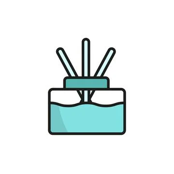 Diffuser bedroom icon vector basic design Stock Illustration