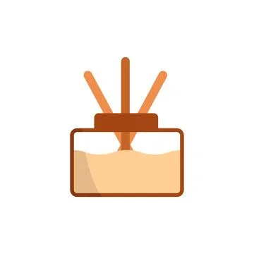 Diffuser bedroom icon vector basic design 스톡 일러스트