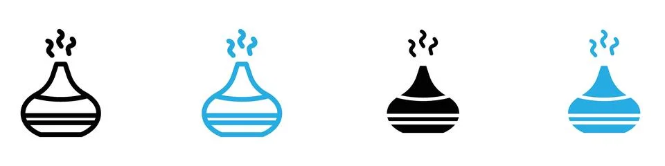 Diffuser Graphic Showcasing Aromatherapy and Wellness Products Ilustração Stock