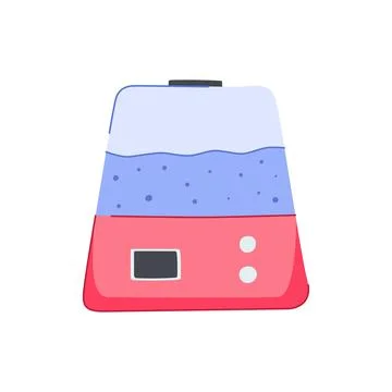 Diffuser humidifier air cartoon vector illustration Stock Illustration