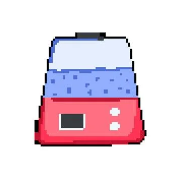 Diffuser humidifier air pixel art vector illustration Stock Illustration