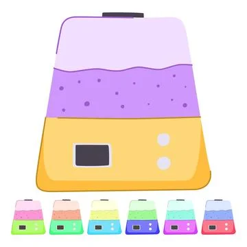 Diffuser humidifier air vector cartoon graphic Stockillustratie
