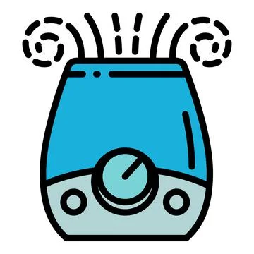 Diffuser humidifier icon, outline style Illustrazione stock