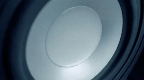 Diffuser of a speaker Video stock 48339715