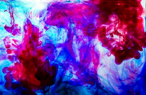 Diffusion of ink Stock Photos