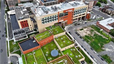 Diffusion - St. Josephs Hospital - Syracuse, NY Fotos Stock