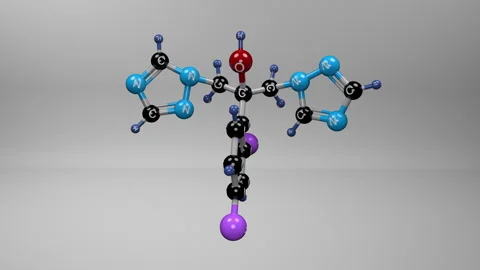 Difulcan molecule. Stock Footage 327405826