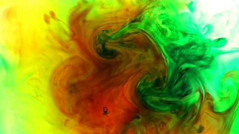 Difusion of indentity. Abstract paint flow, red tide spreading. Slow motion Stock Footage 160505117