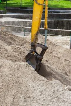 The dig begins Stock Photos