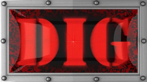 Dig on led Stock-Footage 8695273