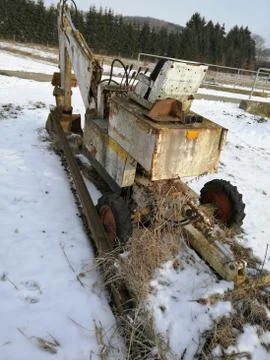 DIG-OUT  GUTTER-MACHIN Stock Photos