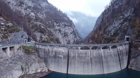 Diga Sauris - DAM Stock Footage 282214191