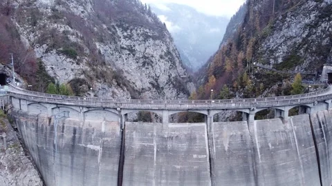 Diga Sauris - DAM Stock Footage 282214208