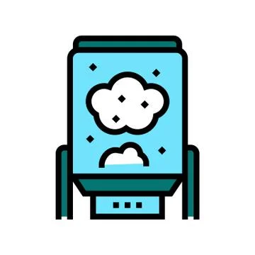 Digester system color icon vector illustration Stock Illustration