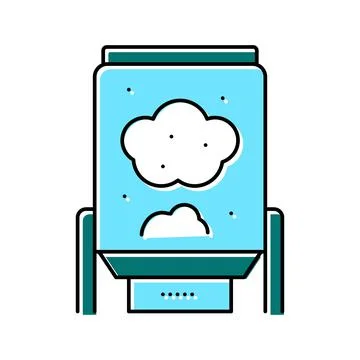 Digester system color icon vector illustration Stock Illustration