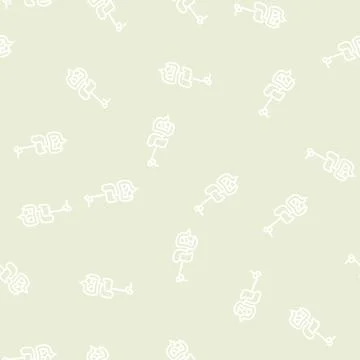 Digestive system line seamless pattern Stock Illustration