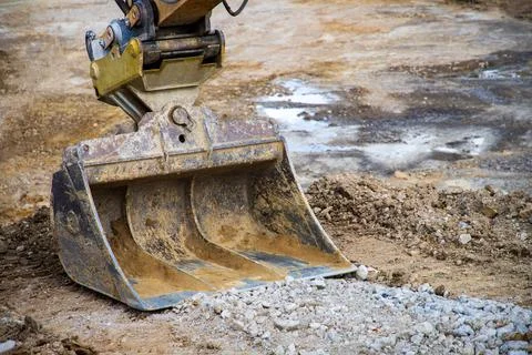 Digger bucket Stock Photos