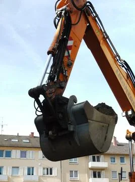 Digger excavator Stock Photos
