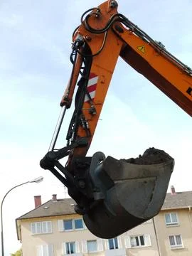 Digger excavator Stock Photos