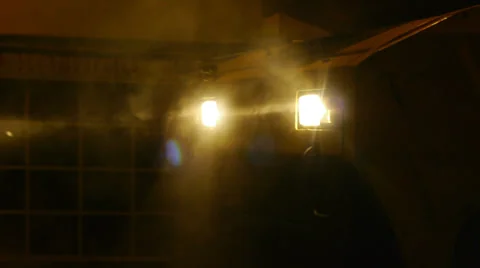 Digger Head lights 库存影片 32715359