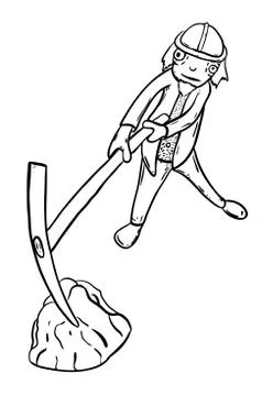 Digger Stock Illustration