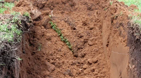 Digger machine escavator A.mp4 Stock Footage 22993676