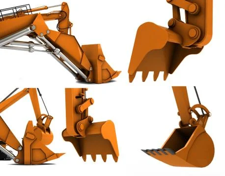 Digger scoop Stock Photos