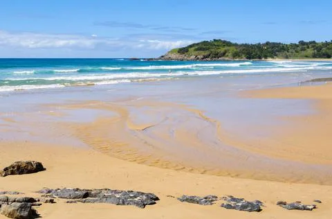 Diggers Beach - Coffs Harbour Stock Photos