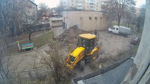 Digger`s day Stock Footage 81922459