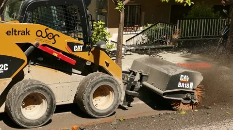 Digging machine 4k Stock Footage 48680398