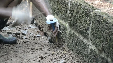 Digging soil Video stock 40433613