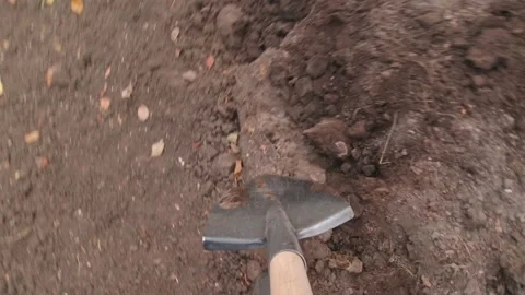 Digging Solid Ground Stock Footage 163979785