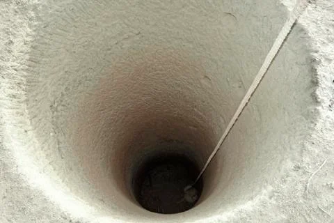 Digging of a well Stock Photos