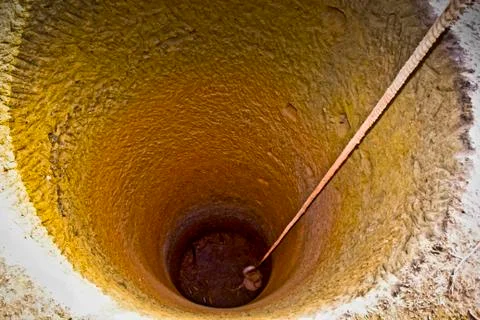 Digging of a well Stock Photos