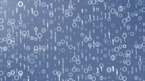 Digi0001 - Digital Blue Background Motion Background Video Loop Видео 96160304