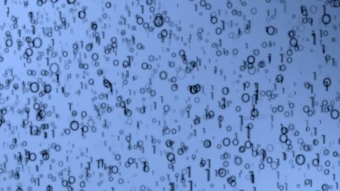 Digi1000 - 4k 3D Blue Digital Background Motion Background Video Loop Stock Footage 97189063