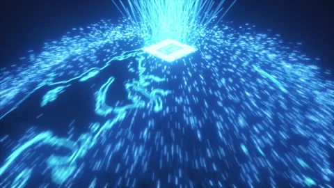 Digiitally Connected World Stock Footage 209162667