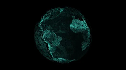 Digit form the world Stock Footage 22825951