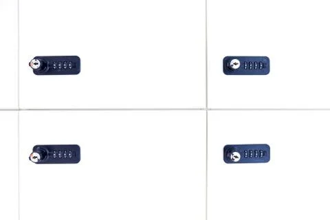 Digit key lock Foto stock