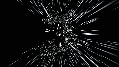 Digit three from countdown animation, flying through the stars in space style Stock Footage 165587120