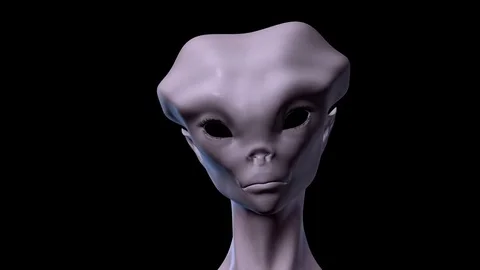 Digital 3D Animation of an Alien Stock Footage 83178460