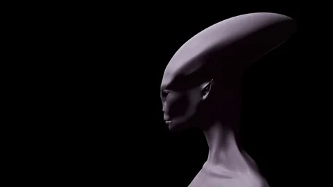 Digital 3D Animation of an Alien Stock Footage 83178520